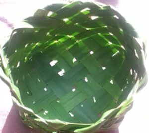 A Plaited Basket made by Cynamon